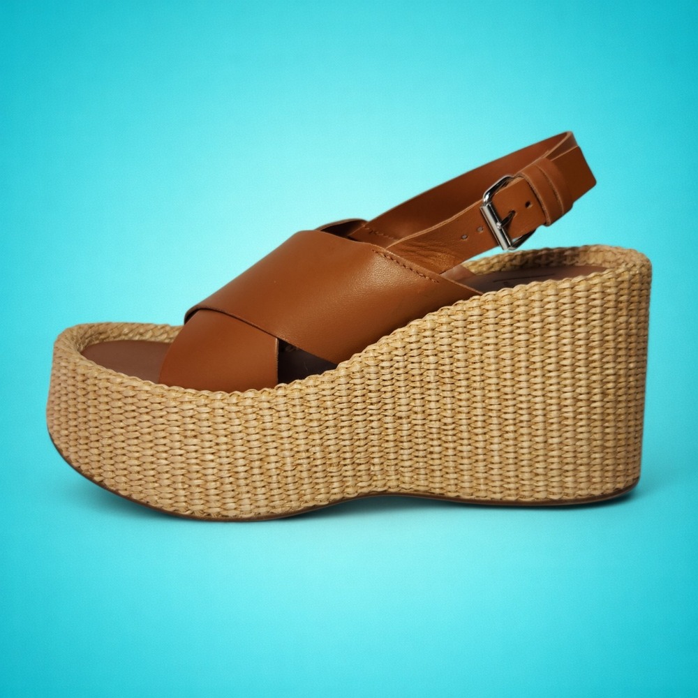New Women's Dolce Vita Skylar Brown Wedge, Size 10